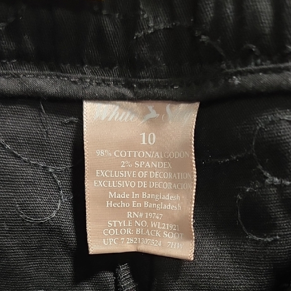 Black Embroidered Capris - Picture 10 of 10